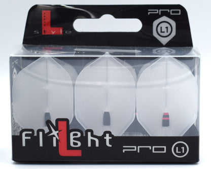 L Style - Pro Flights - L1 PRO Standard Clear White