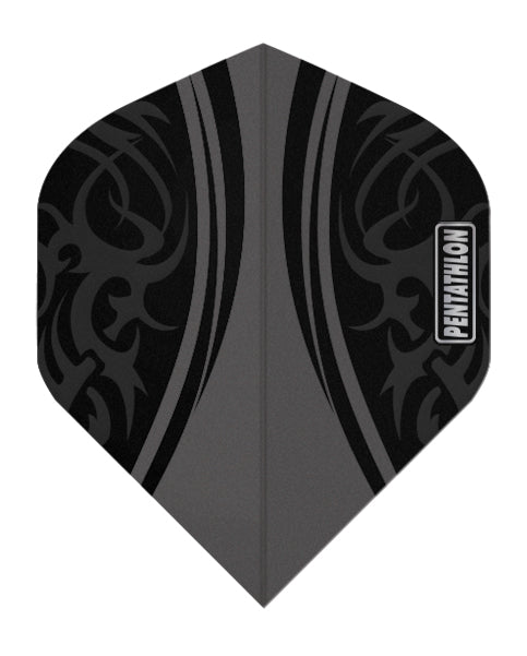 Pentathlon - Flights - Clear Grey Black Matt No.2 - 10 sets