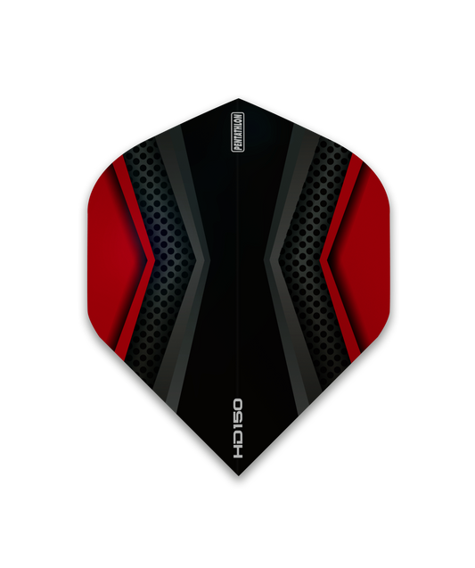 Pentathlon - Flights - HD150 Red/Black No.2 - 10 sets