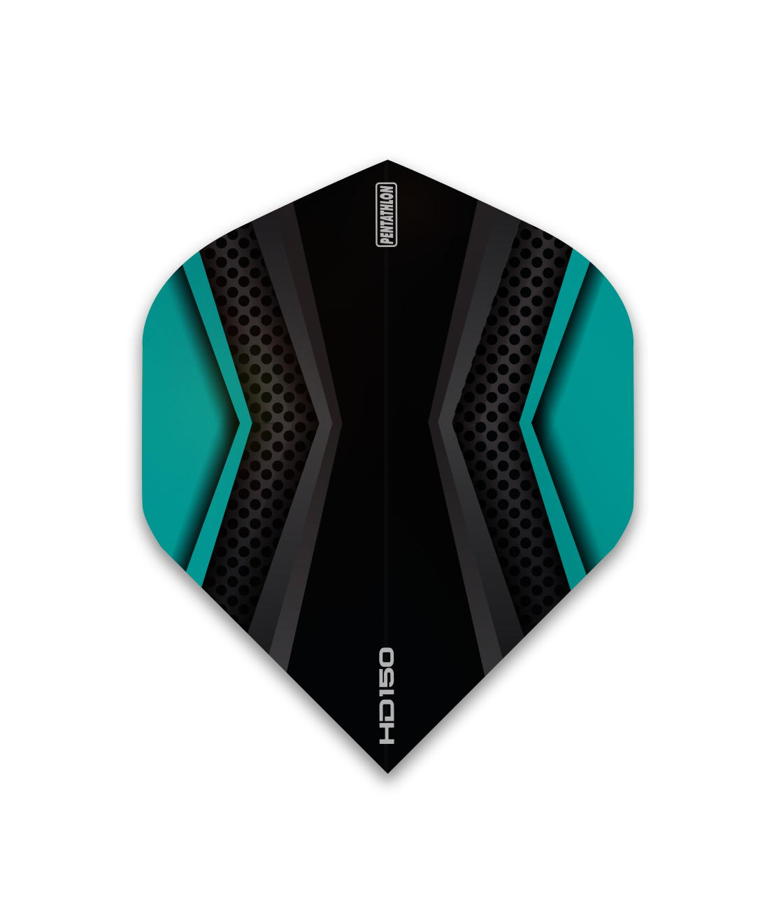 Pentathlon - Flights - HD150 Aqua/Black No.2 - 10 sets